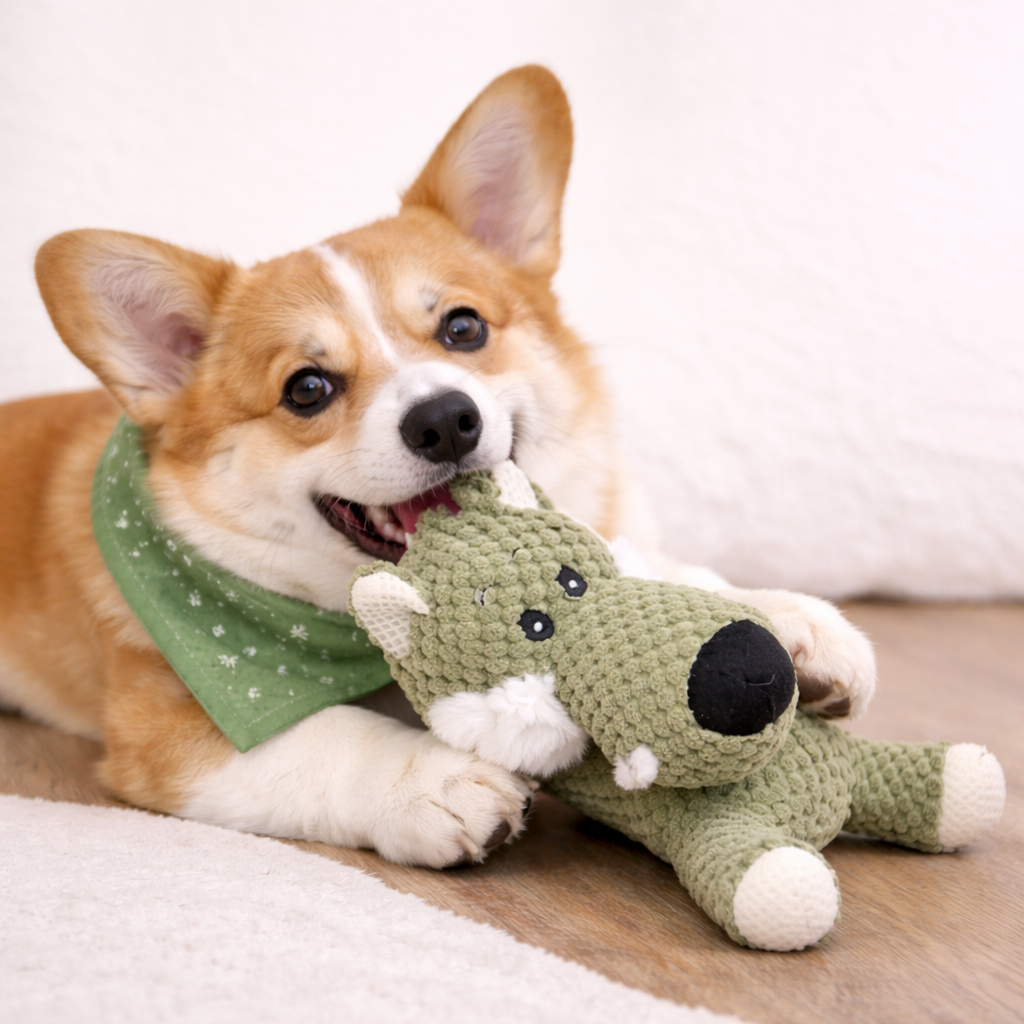 Tough Squeak & Snuggle Plush